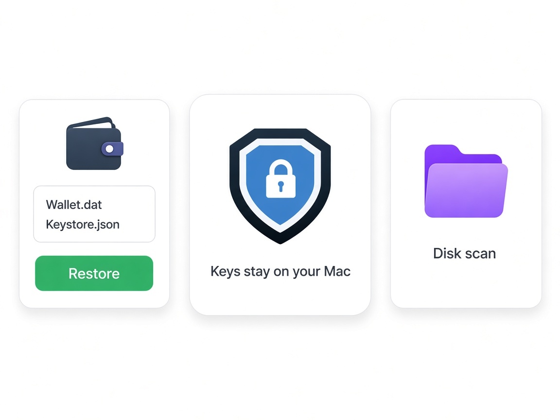 Crypto wallet file recovery on Mac