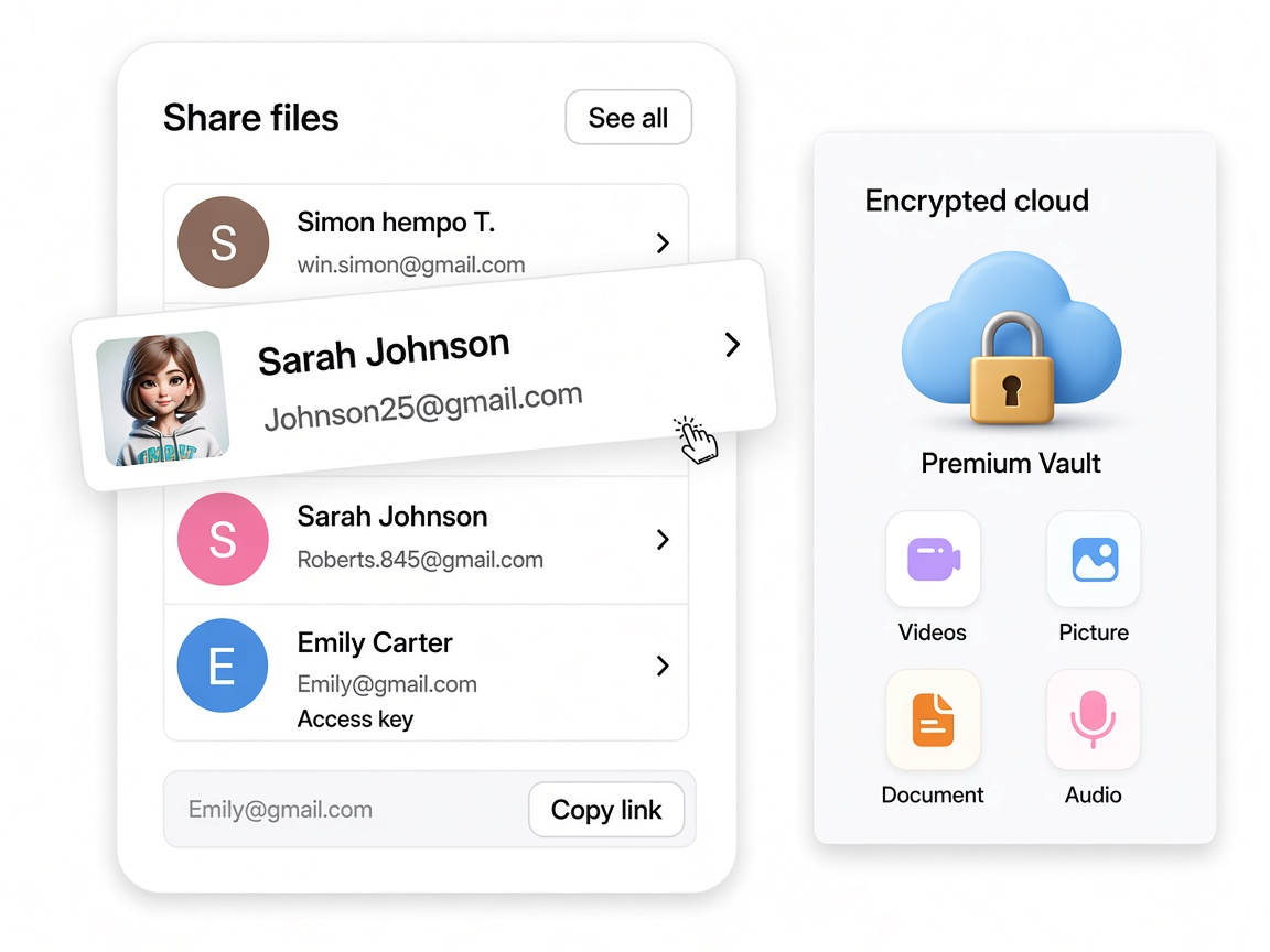 Encrypted cloud sharing in macOS RJ